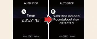 ISG inhibition at traffic signs (STOP/YIELD/Roundabout)
