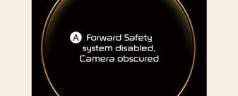 Forward Collision-Avoidance Assist disabled