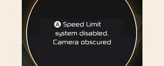 Intelligent Speed Limit Assist disabled