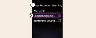 Leading Vehicle Departure Alert