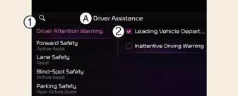 Leading Vehicle Departure Alert