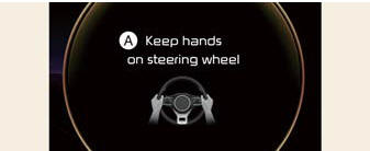 Hands-off warning