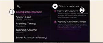 Setting features