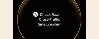 Rear Cross-Traffic Collision- Avoidance Assist malfunction