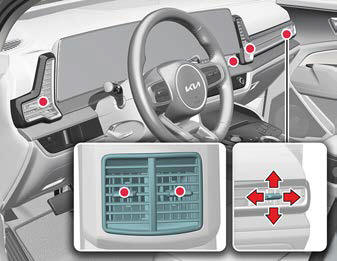Instrument panel vents