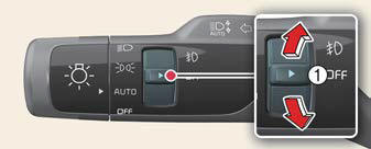 Operating front fog light (if equipped)