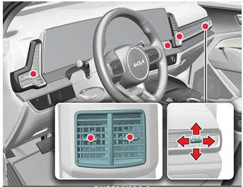 Instrument panel vents