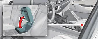 Center console storage