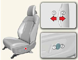 Adjusting lumbar support for driver's seat (if equipped)
