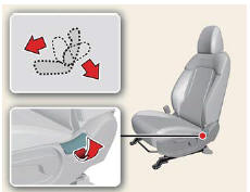 Reclining seatback