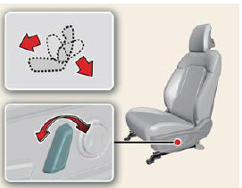 Reclining seatback