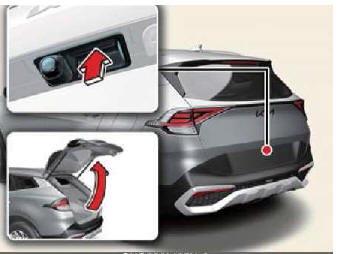 Opening the liftgate