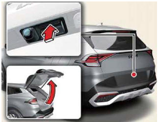 Opening the liftgate