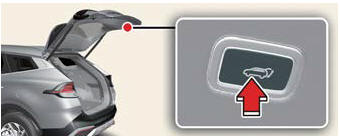 The liftgate will close automatically