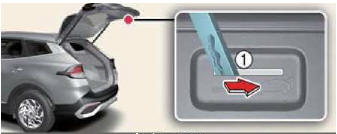 Emergency liftgate safety release