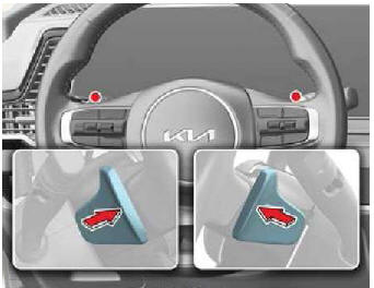 Paddle shifter (if equipped)