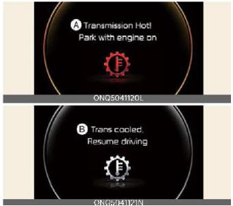 Transmission overheated