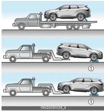 Towing precautions