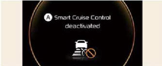 Smart Cruise Control temporarily canceled