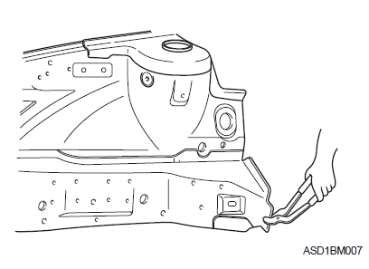 Adjusting a new part