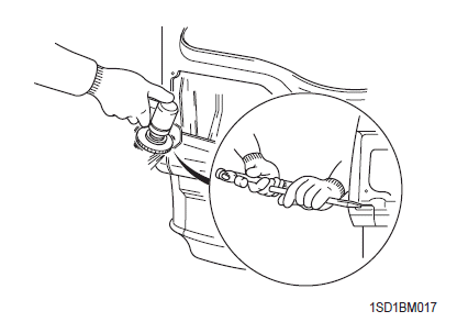 Preparation for assembly - Replacing body panel
