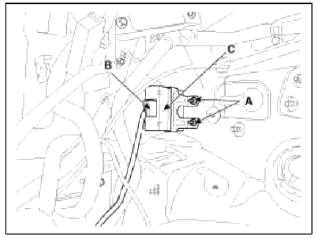 5. Installation is the reverse of removal.