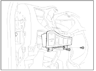 3. Check the continuity between the switch terminals as the ESC OFF switch is