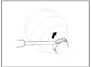 13. Pull out the joint (BJ) on the side of wheel into the transaxle