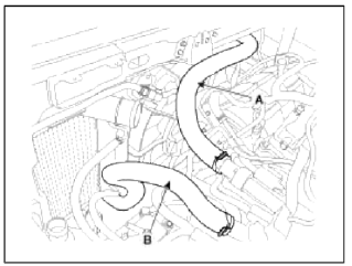 8. Disconnect the wiring connectors and harness clamps, and remove the wiring
