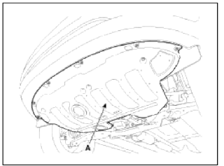 7. Turn the crankshaft pulley and align its groove with the timing mark of