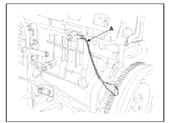 18. Install oil level gauge assembly.