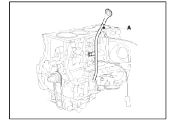 19. Install tensioner assembly integrated bracket (A).