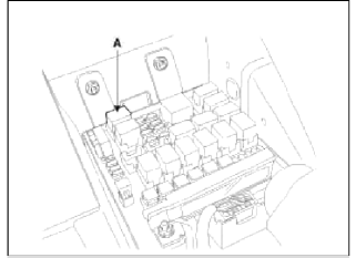 3. Disconnect the electrical connector from the high pressure fuel pump.