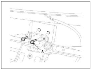 10. Remove the steering handle and column.