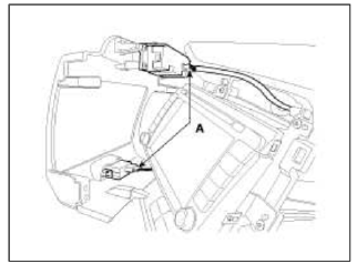 6. Loosen the control panel mounting screws and then remove the control panel