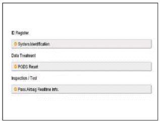 8. Perform inspection with pressing OK button.