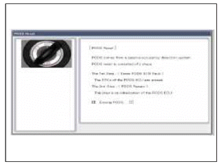 5. Press OK button to initialize the PODS.