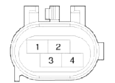 Back view camera connector