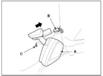 4. Installation is the reverse of removal.
