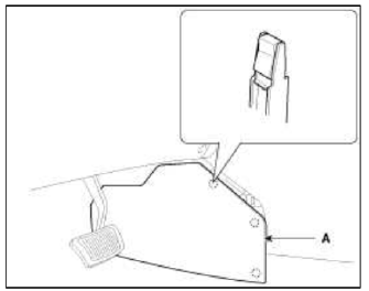 6. After loosening the mounting screws and bolts, then remove the floor