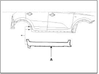 4. Detach the clips and then remove the insulator pad (A).