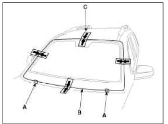 5. With a sponge, apply a light coat of body primer to the original adhesive