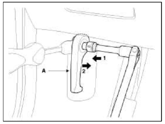 2. Installation is the reverse of removal.