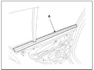 3. After loosening the mounting screws, then remove the rear door frame