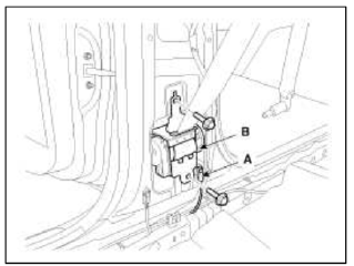 7. Installation is the reverse of removal.