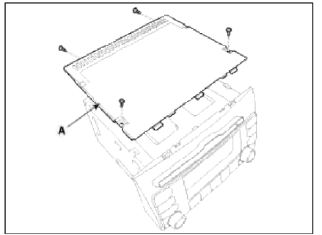 3. After loosening the screws, remove the CD rom drive (B).