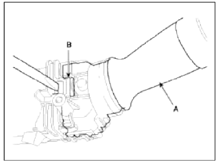 5. Remove the steering wheel.