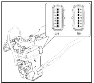 4. Check actuator operation by connecting power and ground according to the